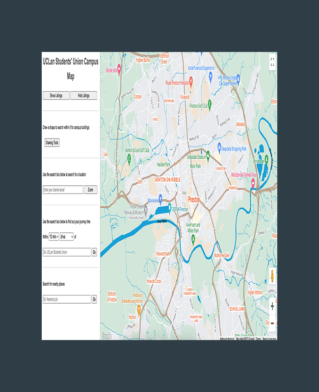 Image of campus map